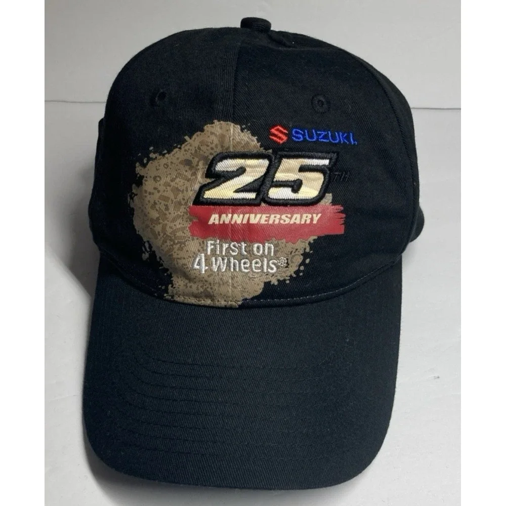 Suzuki‎ 25th Anniversary Cap Hat Adult Black 